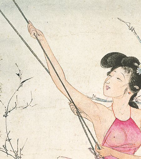 桂阳-胡也佛的仕女画和最知名的金瓶梅秘戏图